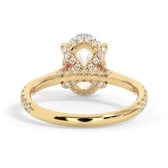 deBebians Rings Diamond Adorned Engagement Ring Setting