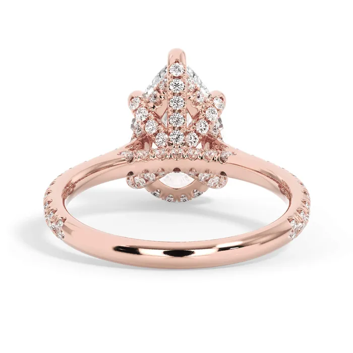 deBebians Rings Diamond Adorned Engagement Ring Setting