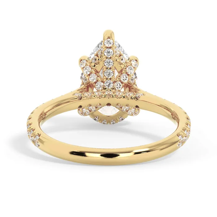 deBebians Rings Diamond Adorned Engagement Ring Setting