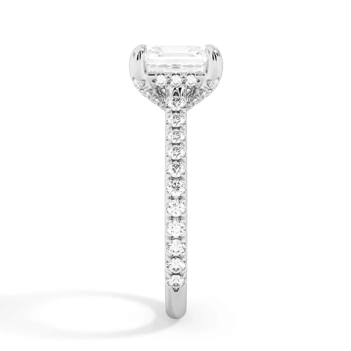 deBebians Rings Diamond Adorned Engagement Ring Setting
