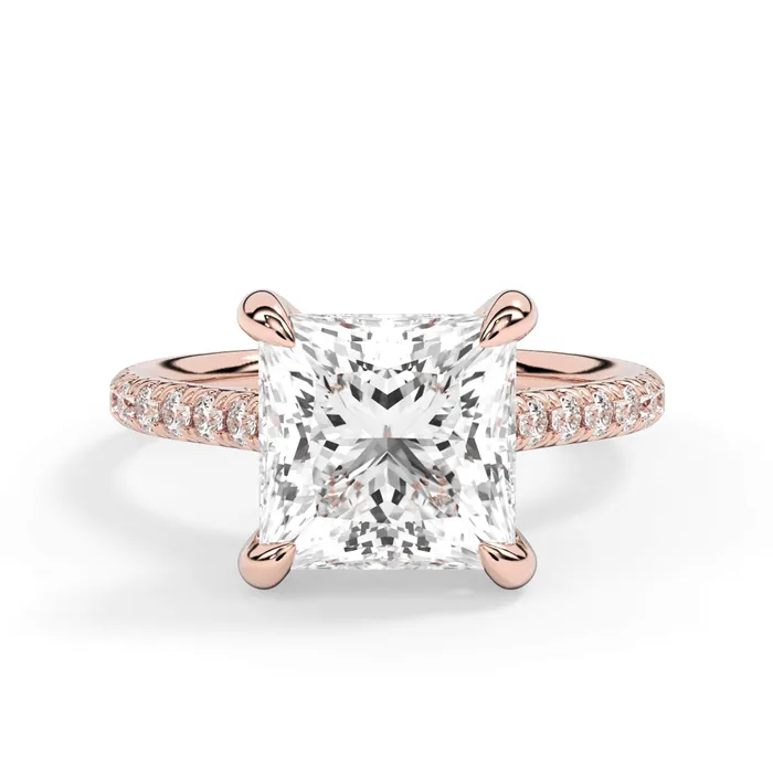 deBebians Rings Diamond Adorned Engagement Ring Setting