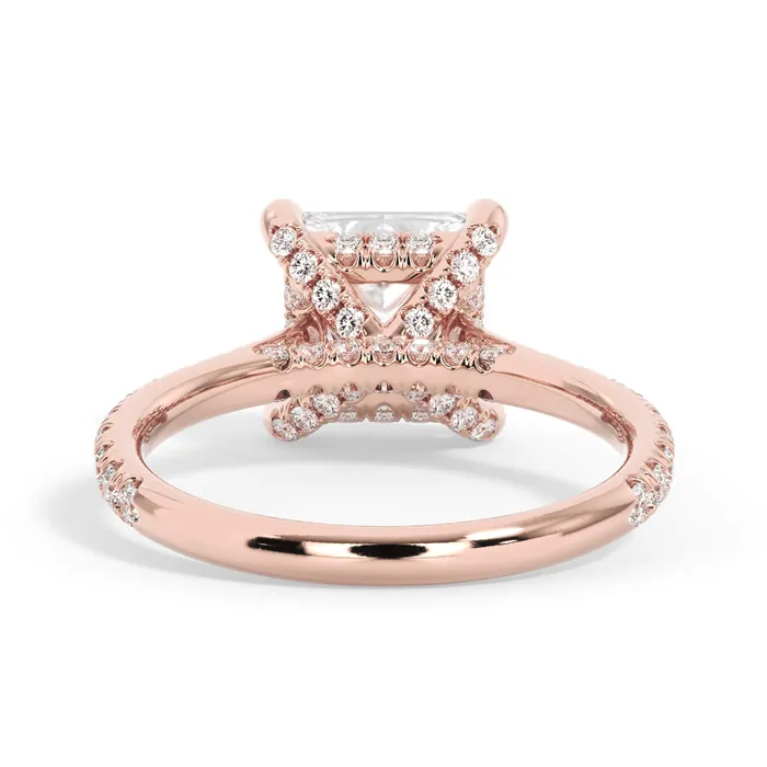 deBebians Rings Diamond Adorned Engagement Ring Setting