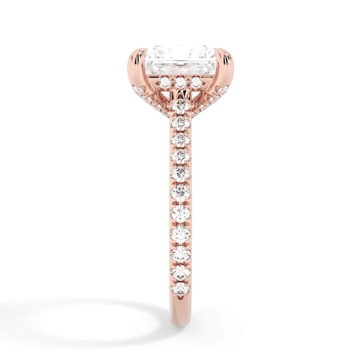 deBebians Rings Diamond Adorned Engagement Ring Setting