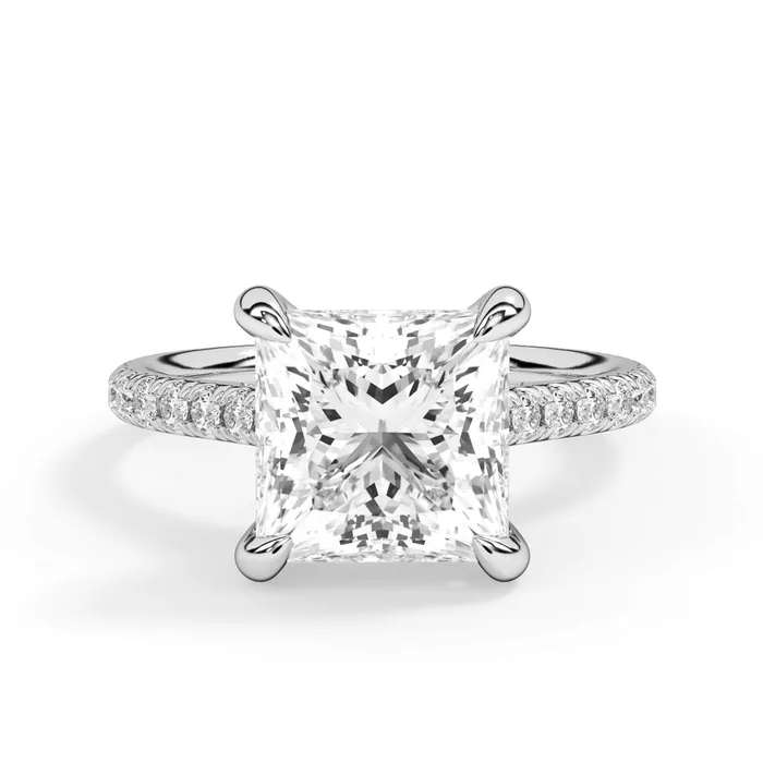 deBebians Rings Diamond Adorned Engagement Ring Setting