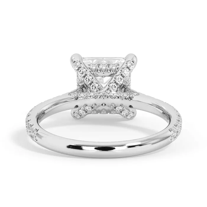 deBebians Rings Diamond Adorned Engagement Ring Setting