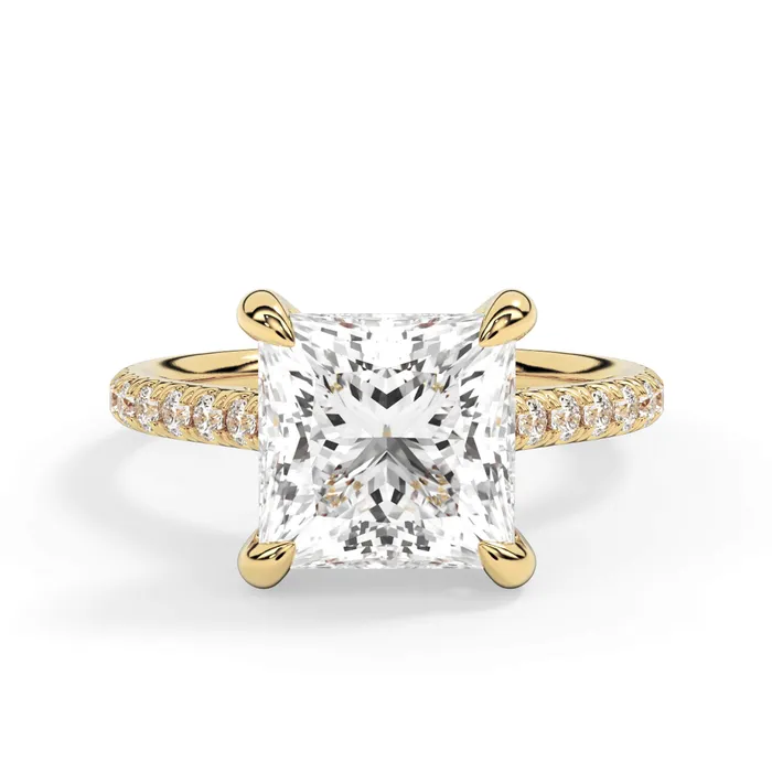 deBebians Rings Diamond Adorned Engagement Ring Setting