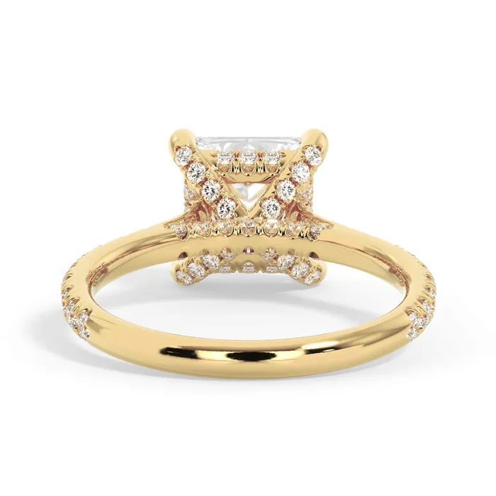 deBebians Rings Diamond Adorned Engagement Ring Setting