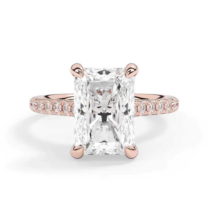 deBebians Rings Diamond Adorned Engagement Ring Setting