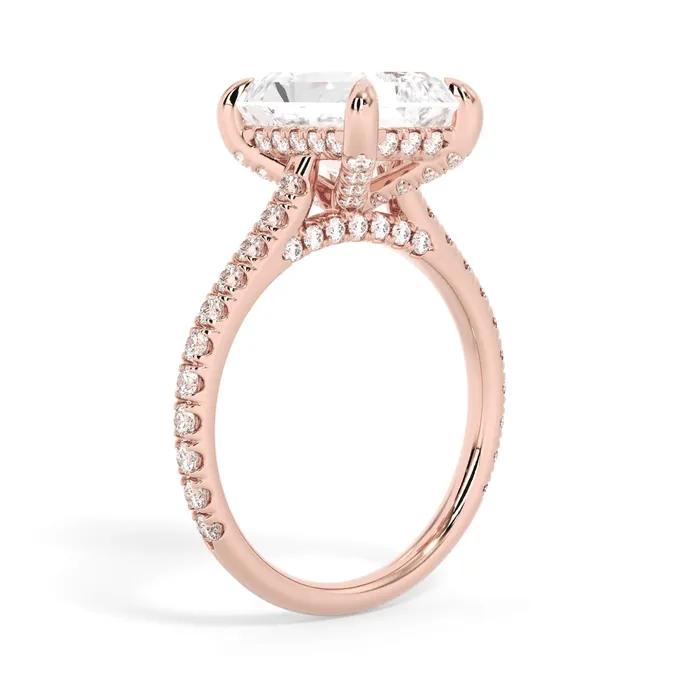 deBebians Rings Diamond Adorned Engagement Ring Setting