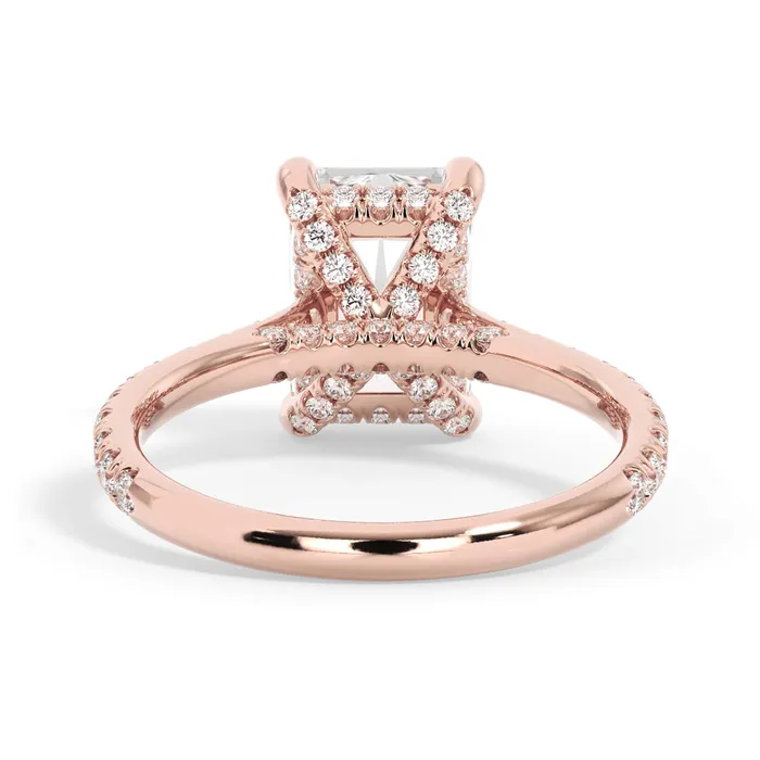 deBebians Rings Diamond Adorned Engagement Ring Setting