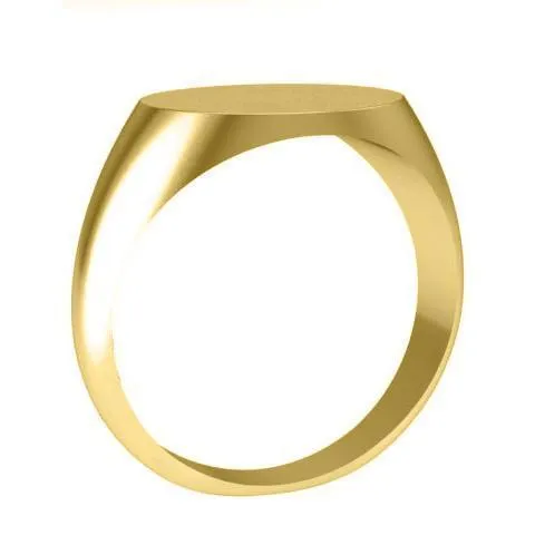 deBebians Rings Elongated Oval Signet Ring for Women 11mm x 7mm deBebians Rings Elongated Oval Signet Ring for Women 11mm x 7mm