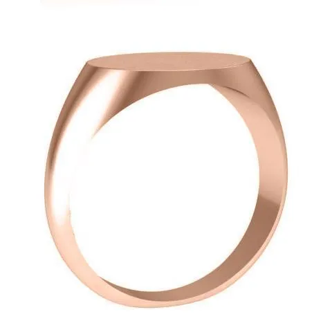 deBebians Rings Elongated Oval Signet Ring for Women 11mm x 7mm deBebians Rings Elongated Oval Signet Ring for Women 11mm x 7mm