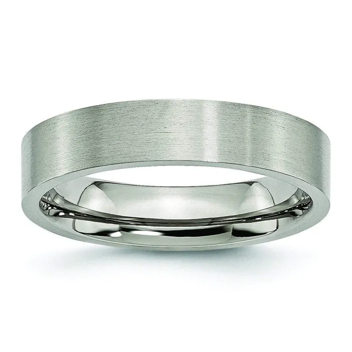 deBebians Rings Matte Titanium Ring
