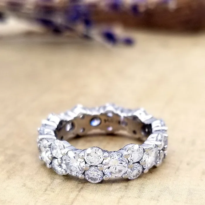 deBebians Rings Round Diamond Garland Eternity Ring 450 cttw