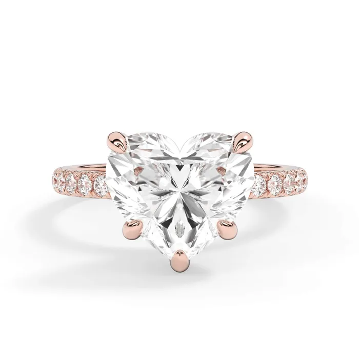 deBebians Rings Round Pave Engagement Ring