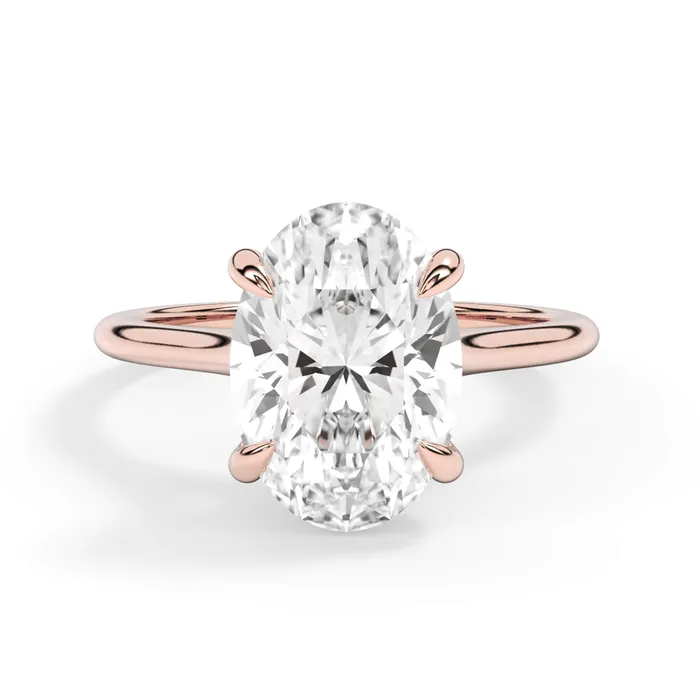 deBebians Thin Solitaire Engagement Ring 15mm Wide Rings deBebians Thin Solitaire Engagement Ring 15mm Wide Rings