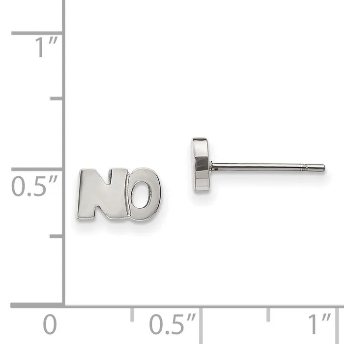 Earrings Chisel Stainless Steel Polished NO Post Earrings Earrings Chisel Stainless Steel Polished NO Post Earrings