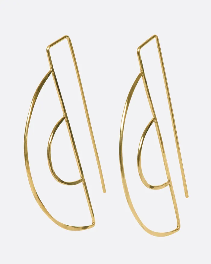 Earrings CHRISTINE FAIL Medium Parallel Hook Earrings