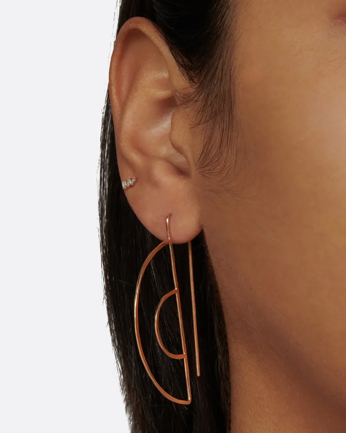 Earrings CHRISTINE FAIL Medium Parallel Hook Earrings