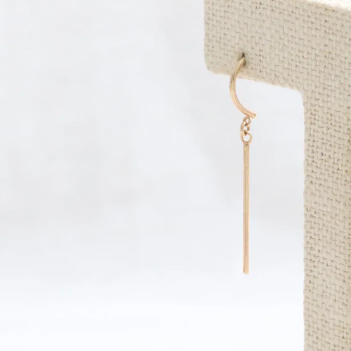 Earrings from J Shop Slim Stick Drop Ear Piercing
