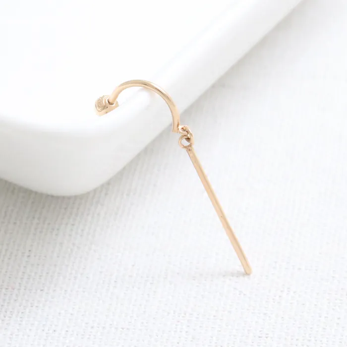 Earrings from J Shop Slim Stick Drop Ear Piercing
