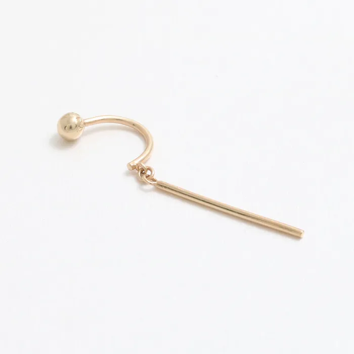 Earrings from J Shop Slim Stick Drop Ear Piercing