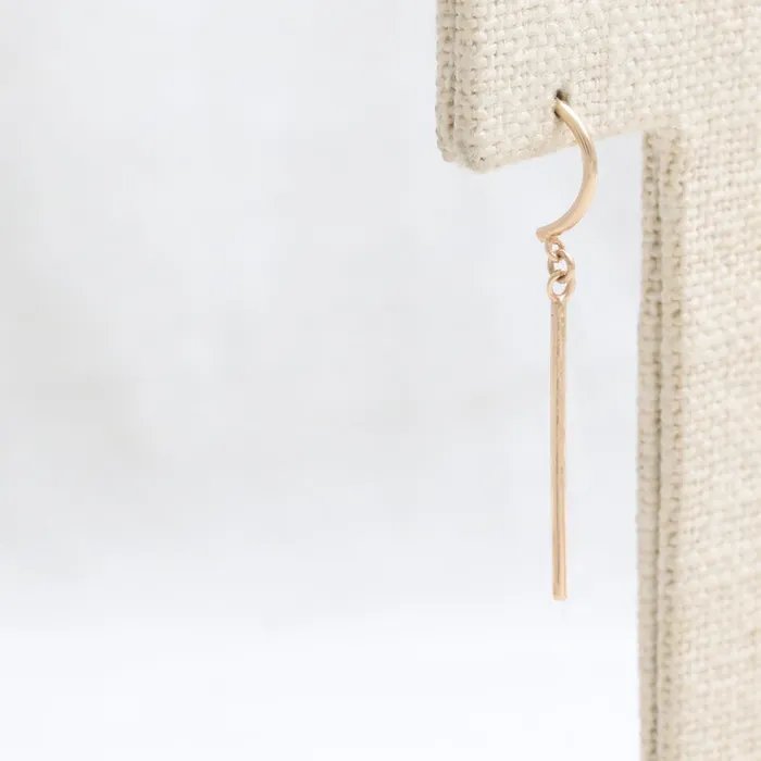 Earrings from J Shop Slim Stick Drop Ear Piercing