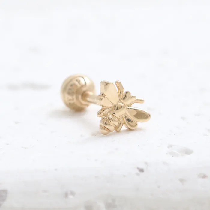 Earrings from J Shop Small Bee Ear Piercing