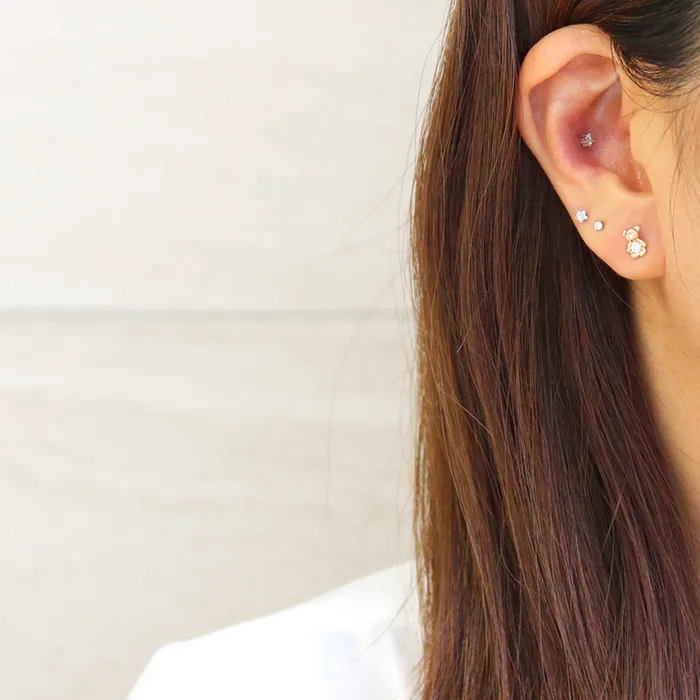 Earrings from J Shop Teddy Bear Ear Piercing Earrings from J Shop Teddy Bear Ear Piercing