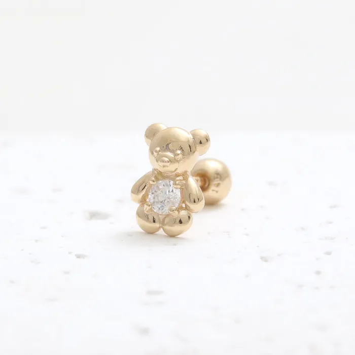 Earrings from J Shop Teddy Bear Ear Piercing Earrings from J Shop Teddy Bear Ear Piercing