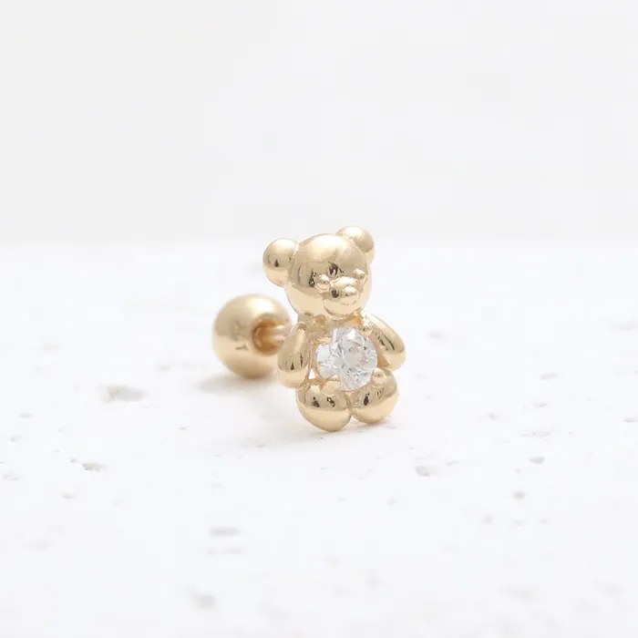 Earrings from J Shop Teddy Bear Ear Piercing Earrings from J Shop Teddy Bear Ear Piercing