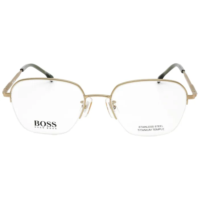 Earrings Hugo Boss Mens Eyeglasses Clear Demo Lens Matte Gold Frame BOSS 1346F 0AOZ 00 Hugo Boss