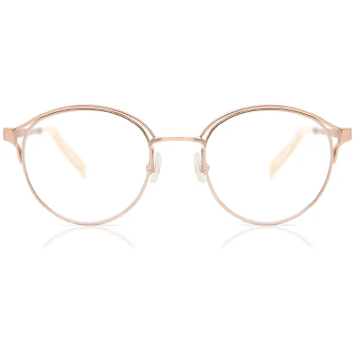 Earrings Kendall Kylie Kendall Kylie Womens Eyeglasses Rose Gold Metal Round Frame KKO139 SAMARA 780