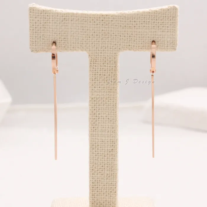 Earrings Long Stick Drop Huggie Earrings from J Shop