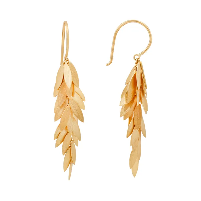 Earrings Sia Taylor Golden Leaf Earrings