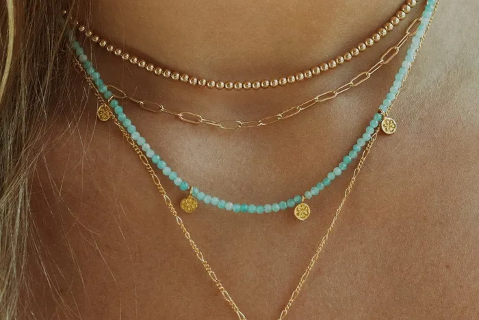 Earthly Abundance Jewelry Amazonite medallion necklace Necklaces