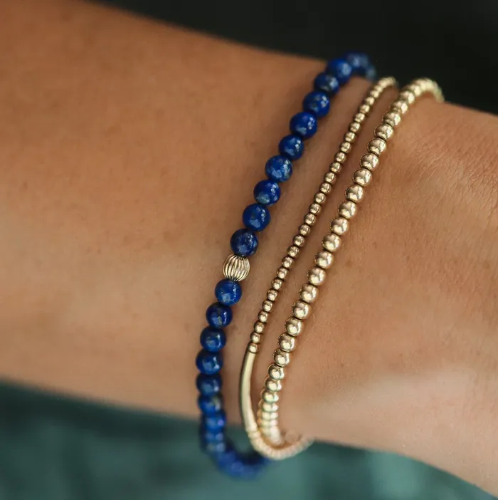 Earthly Abundance Jewelry PreStyled Sets SOLID 14K GOLD Lapis Lazuli