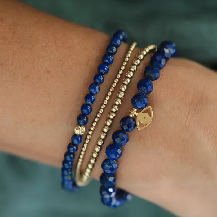 Earthly Abundance Jewelry PreStyled Sets SOLID 14K GOLD Lapis Lazuli