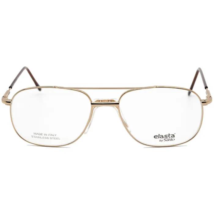 Elasta Mens Eyeglasses Full Rim Rose Gold Stainless Steel Frame 7045 0000 00 Elasta Bracelets