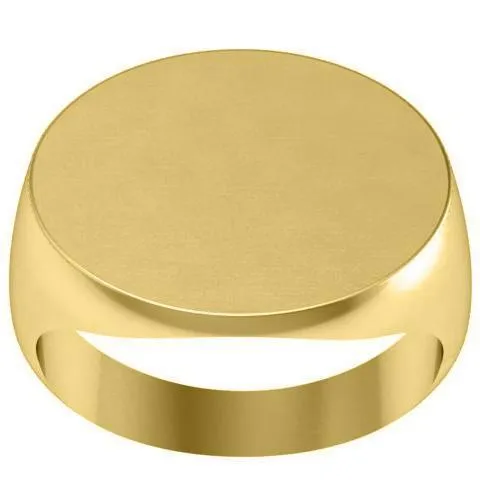 Elongated Oval Signet Ring 20mm Wide deBebians Rings