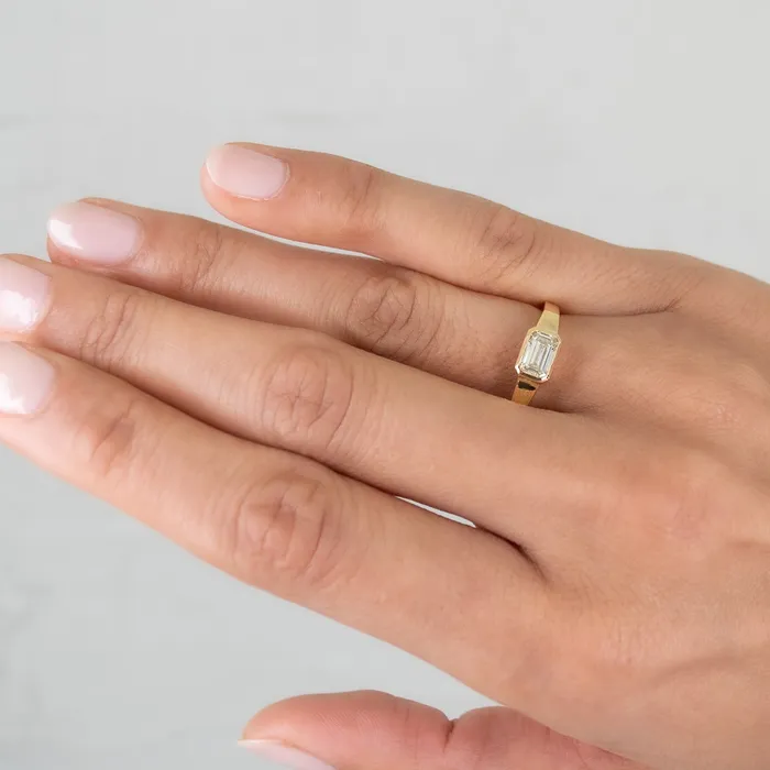 Emerald Cut Mojave Ring Lauren Wolf Jewelry Rings