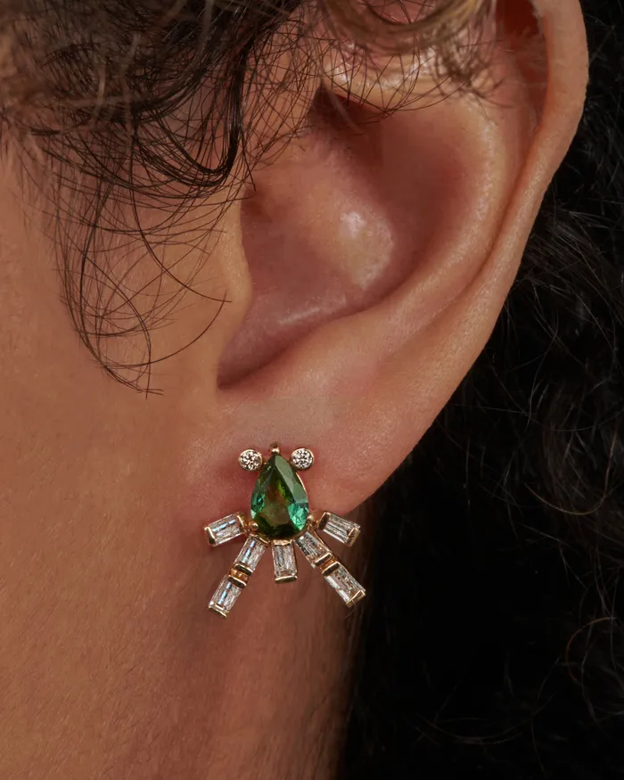 EVA NOGA Octopus Stud Earrings