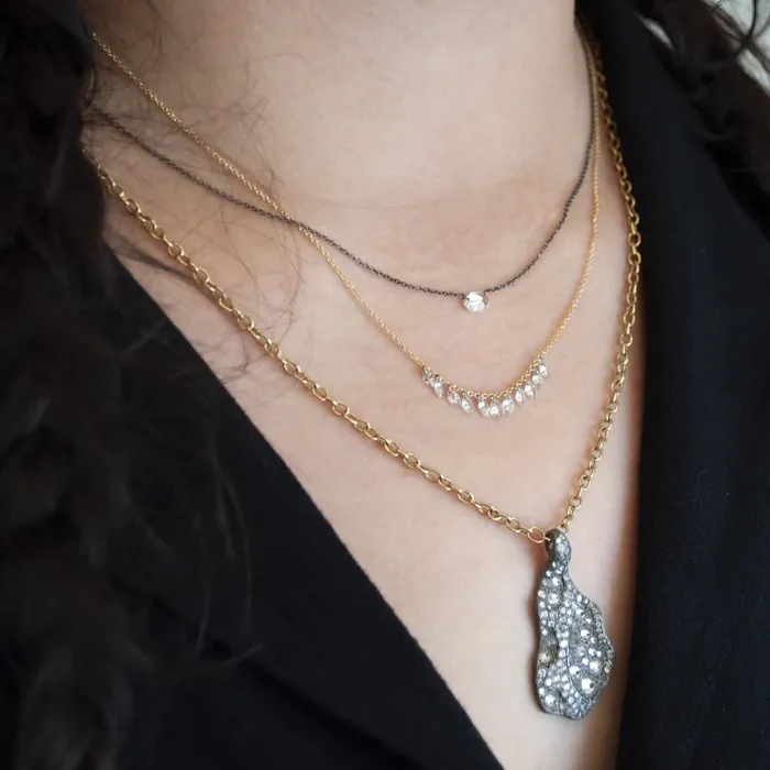 Floating Diamond Necklace TAP By Todd Pownell Necklaces