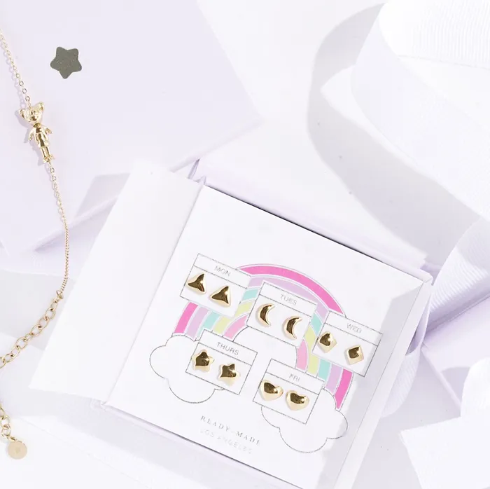 Forever Sticker Earrings Rose Gold READYMADE Earrings