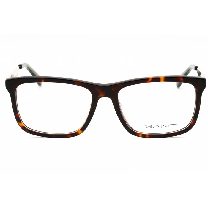 Gant Rings GANT Mens Eyeglasses Dark Havana Plastic Rectangular Full Rim Frame GA3294 052
