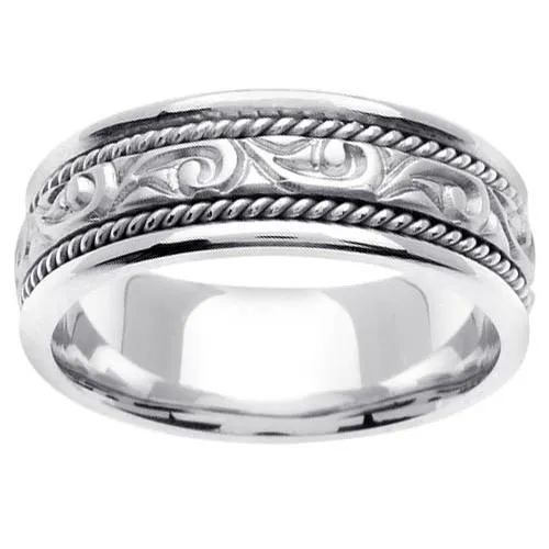 Handmade Mens Platinum Ring deBebians Rings