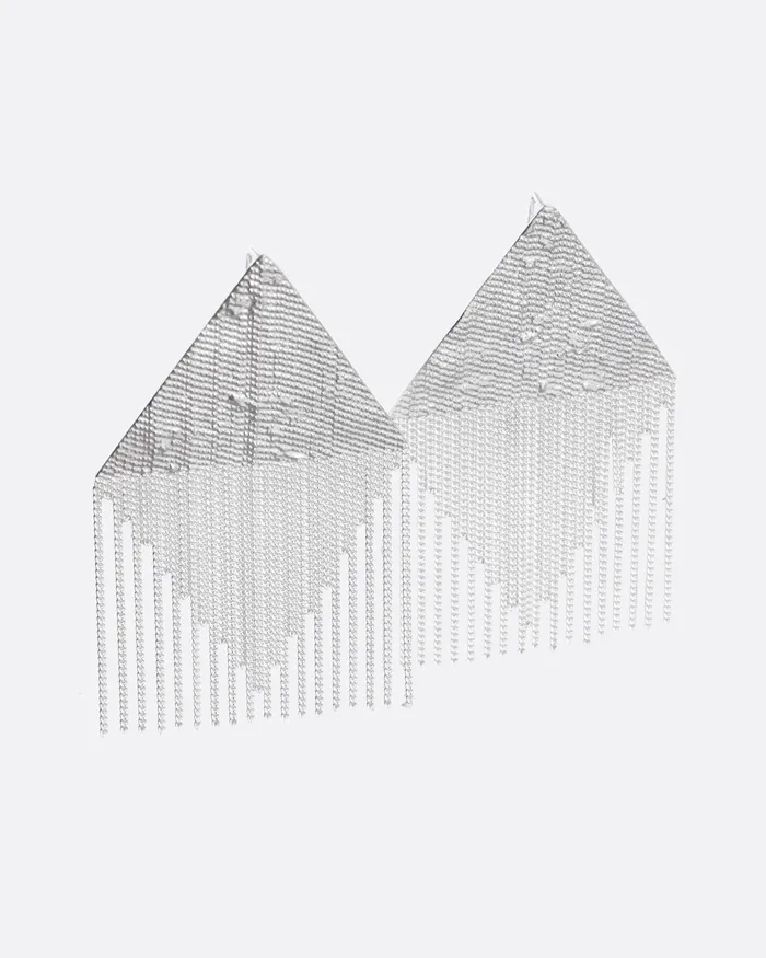 HANNAH KEEFE Earrings Chain Tent Earrings