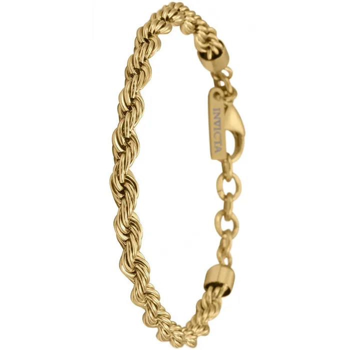 Invicta Bracelets Invicta Mens Bracelet Elements Yellow Gold Stainless Steel Lobster Clasp 33974 Invicta Bracelets Invicta Mens Bracelet Elements Yellow Gold Stainless Steel Lobster Clasp 33974