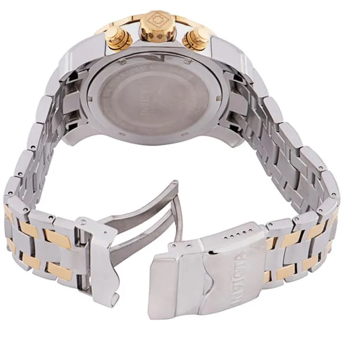 Invicta Bracelets Invicta Mens Chrono Watch Pro Diver Blue and Gold Dial Two Tone Bracelet 35135 Invicta Bracelets Invicta Mens Chrono Watch Pro Diver Blue and Gold Dial Two Tone Bracelet 35135