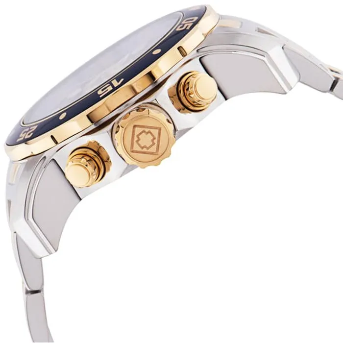 Invicta Bracelets Invicta Mens Chrono Watch Pro Diver Blue and Gold Dial Two Tone Bracelet 35135 Invicta Bracelets Invicta Mens Chrono Watch Pro Diver Blue and Gold Dial Two Tone Bracelet 35135